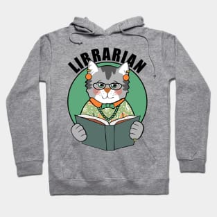 Librarian Cat Lady Hoodie